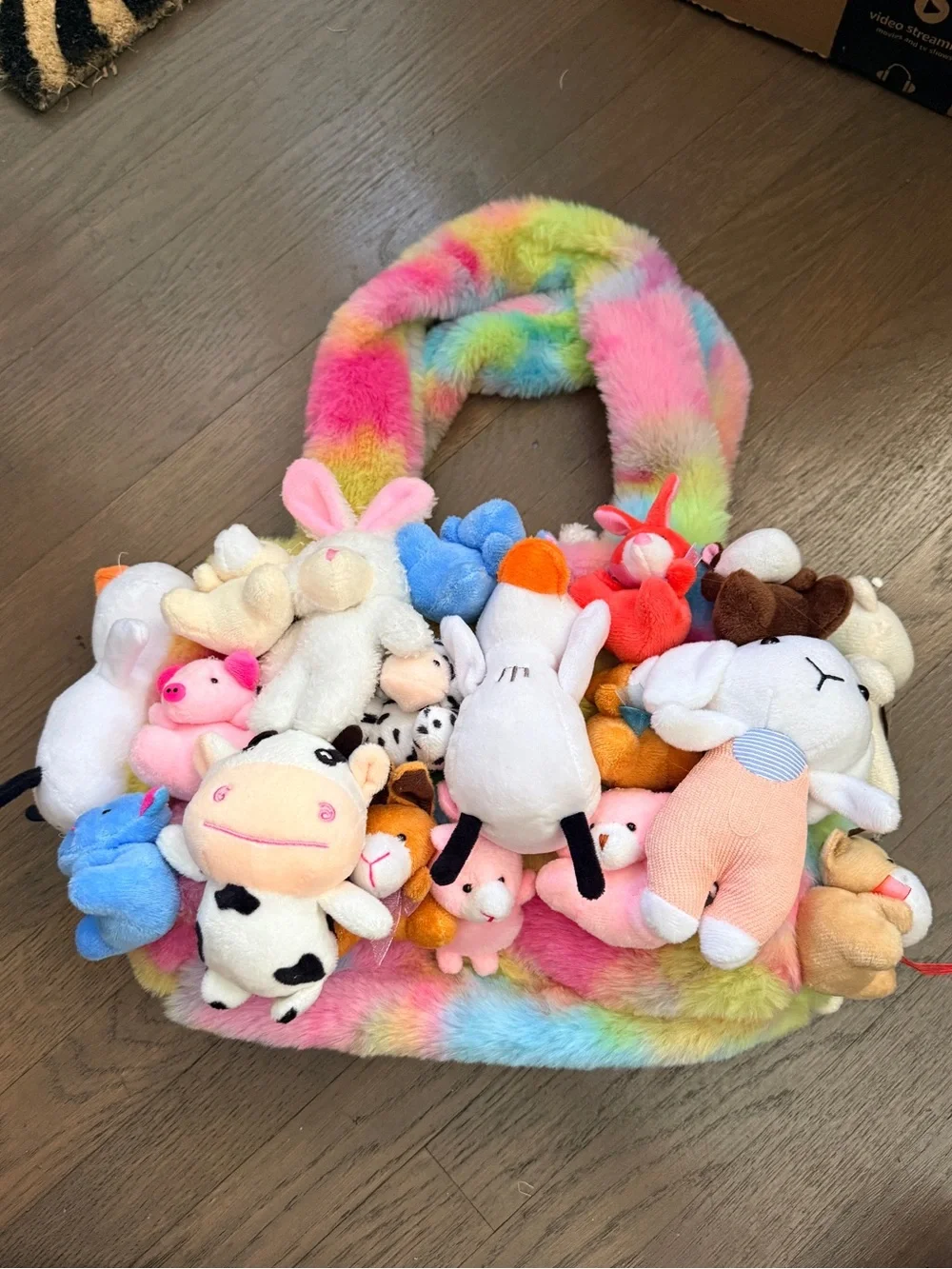 LIKE NEW Dolls Kill Delia’s Fun n Games plush shoulder bag